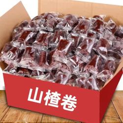 独立包山楂卷 铁山楂 酸甜果丹皮休闲特产 蜜饯果干果脯 500g包邮