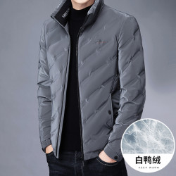羽绒服正品新款爆款男款冬季短款轻薄时尚立领休闲大码男装外套