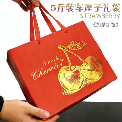 FEIANG/菲昂高档车厘子手提袋5斤10斤水果包装礼盒