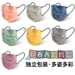 鑫佳瑞爆款高颜值薄款防粉尘夏季包装透气一次性口罩
