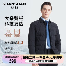 杉杉 五防轻薄保暖新款男式羽绒服商务休闲W28Y823090