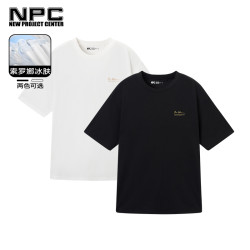 NPC 潮牌男装字母logo印花短袖T恤舒适简约夏季NP32TE01