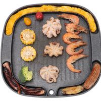 印·师傅 印师傅钛金烤盘户外可用明火和电陶炉都可以用通用