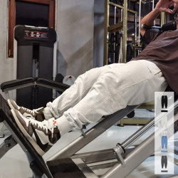 鹿家门 新款健身运动卫裤男宽松训练跑步大码多色小脚运动裤长裤男