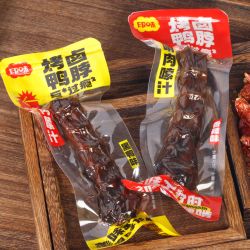 印味 手撕风干鸭脖黑鸭香辣零食追剧解馋卤味酱香烧烤爆辣湖南特产