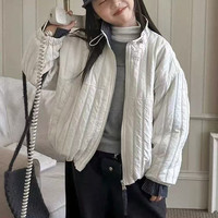 女童外套秋冬季2025新款儿童洋气夹棉上衣冬装女孩时髦超好看棉服