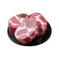 1号会员店 黑猪梅花肉 净重2.4斤 慢养300天