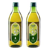 特诺娜 2024新油 低温压榨有机山茶油1L*2瓶装