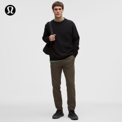 lululemon ABC男士长裤 Warpstreme速干 橄榄绿棕 34/32L