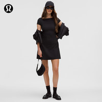 lululemon 丨All Aligned 女士罗纹短款连衣裙 LW1FK4S 黑色 XXS /2