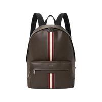 BALLY 男式品牌徽标拉链开合双肩包