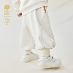 babycare 儿童长裤女童男童春秋款秋季宝宝休闲束脚运动裤2件
