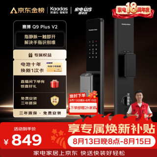 凯迪仕 Q9 Plus V2 指静脉识别 智能门锁