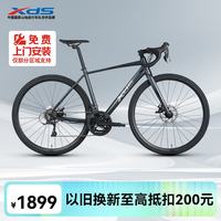喜德盛 公路自行车2025款RC300碟刹走线车架 16速 灰黑色 480MM 灰黑色 16速