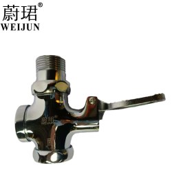蔚珺铜中型脚踏冲洗阀1寸个