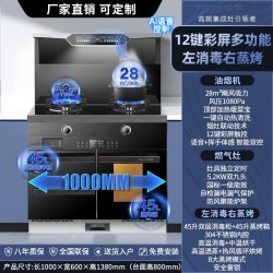 旺厨好太太 1000mm左消右蒸烤 天然气