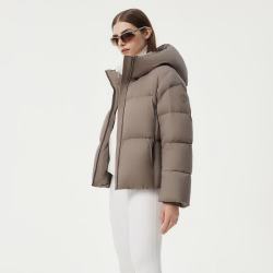 坦博尔 秋冬羽绒服女短款加厚面包时尚保暖厚外套