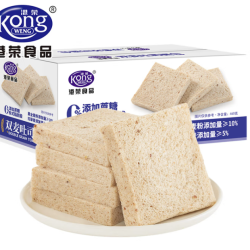 港荣 双麦吐司面包460g 任选2件