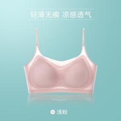 旻旻 夏季超薄冰丝无痕内衣女薄款大胸显小舒适透气美背运动背心式文胸