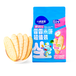 小鹿蓝蓝 婴幼儿香香米饼混合口味60片120g