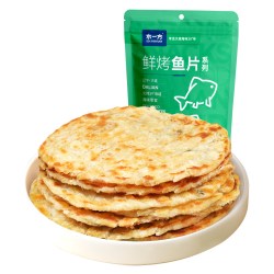 水一方 现烤先生鱼片大连特产烤鱼片即食鱼干片香辣鱼块海味小吃