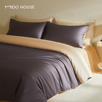 MIDO HOUSE 铭都100支新疆长绒棉床上四件套 1.5/1.8m 床单款 被套200*230cm