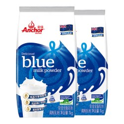 安佳 跨境版 全脂奶粉 1kg*2袋