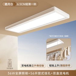 荣事达 超薄电动晾衣架智能遥控升降阳台自动家用晾晒隐形晒衣架