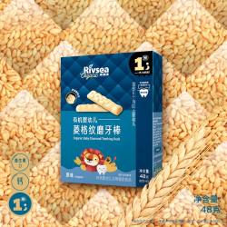 禾泱泱 有机婴幼儿磨牙棒宝宝辅食婴儿磨牙饼干婴标无添加盐6个月+
