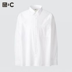 宽松衬衫/长袖优衣库男装女装合作款/衬衣482453 480294