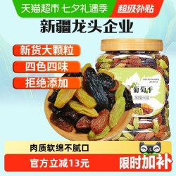 new boundaries 四色葡萄干 500g 桶装