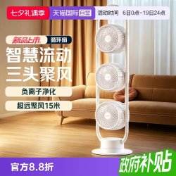 Panasonic 家用空气循环扇智能语音广角送风F-CA1702C