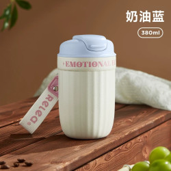RELEA 保温杯女316不锈钢咖啡杯小巧便携随行新款学生水杯