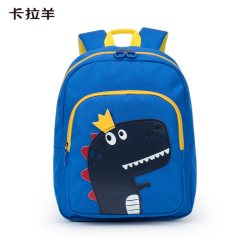 卡拉羊 幼儿园学龄小童书包轻便减负背包女卡通可爱童趣双肩包新