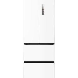 美的 MR-418WUFPE 超薄零嵌 白色 400L 法式四门冰箱 新国标