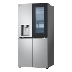 LG 508L敲一敲门中门十字四门自动制冰冰箱家用95D