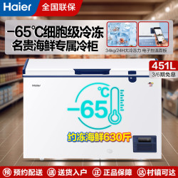 海尔 451升卧式冷柜DW-60W451EU1