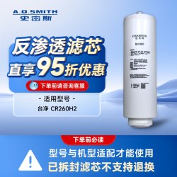 A.O.SMITH AO史密斯佳尼特小玲珑台式净饮机CR260H2复合滤芯