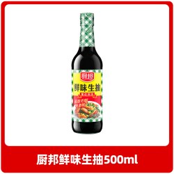 厨邦 鲜味生抽 500ml