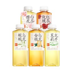 果子熟了 无糖茶金桂乌龙栀栀乌龙茉莉龙井500ml0糖0卡0脂整箱饮料