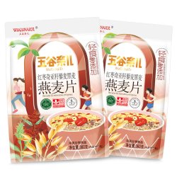 五谷奈儿 燕麦片红枣枸杞黑米紫薯藜麦片营养早餐即食冲饮牛奶代餐