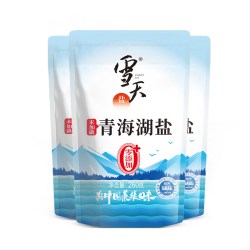 雪天 未加碘 青海湖盐 260g*3袋