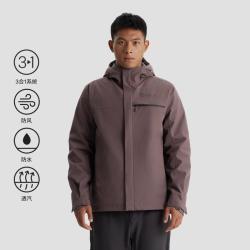 Jack Wolfskin 防风防泼水三合一冲锋衣 A62338