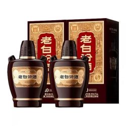 汾酒 山西汾酒 老白汾酒10 53度 清香型白酒 475mL盒装2瓶