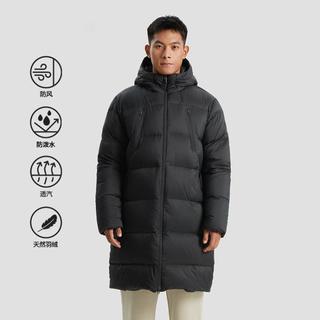Jack Wolfskin 狼爪 A60168A 650蓬鹅绒 连帽长款羽绒服