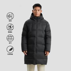 Jack Wolfskin 德国德国狼爪情侣连帽650蓬鹅绒长款羽绒服A60168A