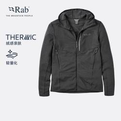 Rab Ascendor Light 男款连帽抓绒衣 QFG-58