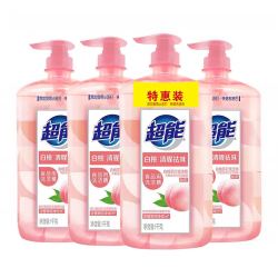 超能 白桃苏打洗洁精1KG*4瓶