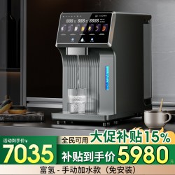 栖川 日本栖川台式净饮机弱碱富氢富锶家用即热冰水一体饮水机净水器
