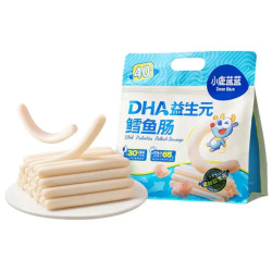 小鹿蓝蓝 海洋鳕鱼肠 双重DHA 原味400g袋装*40支装